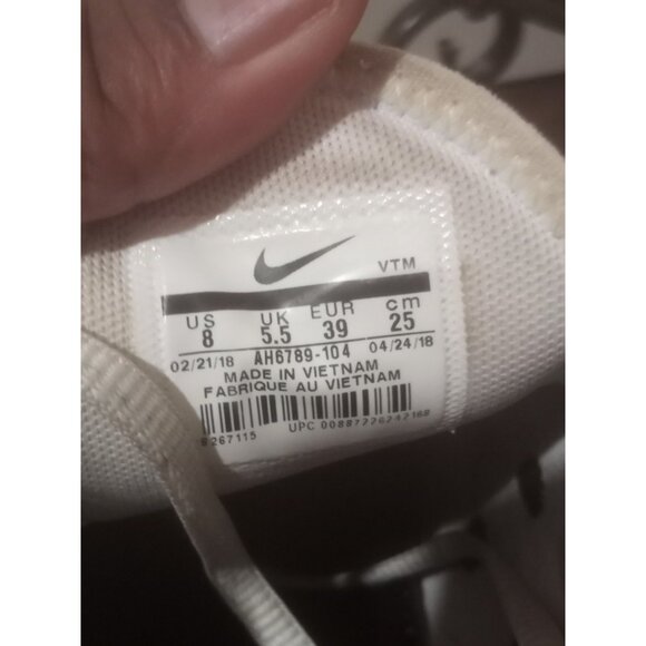 Nike Air Max 270 Shoes Womens Size 8 White Gray Orange Sneaker AH6789-104 - Picture 2 of 14